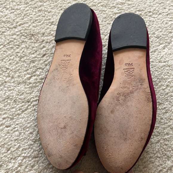 FSNY Maroon Ballet Flats Size 7.5 M